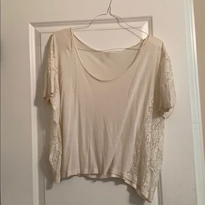 Ivory short sleeve top